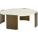 Gallus 45 X 16 inch Bone Outdoor Coffee Table